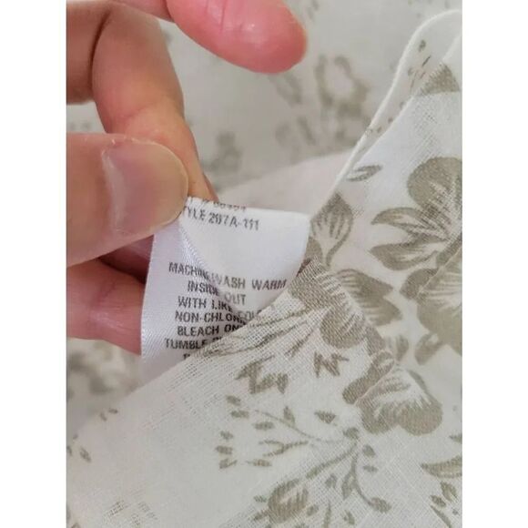 CP SHADES Linen Floral Print Tunic S - Picture 7 of 10